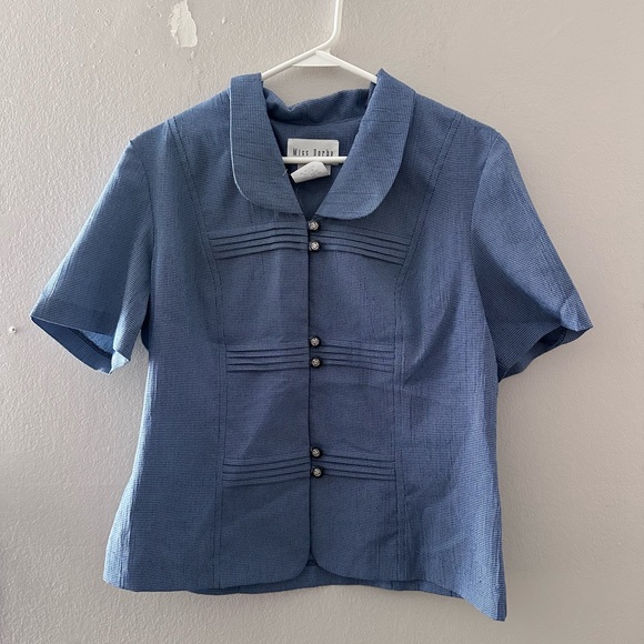 miss dorby Tops - Vintage Button Up Blouse